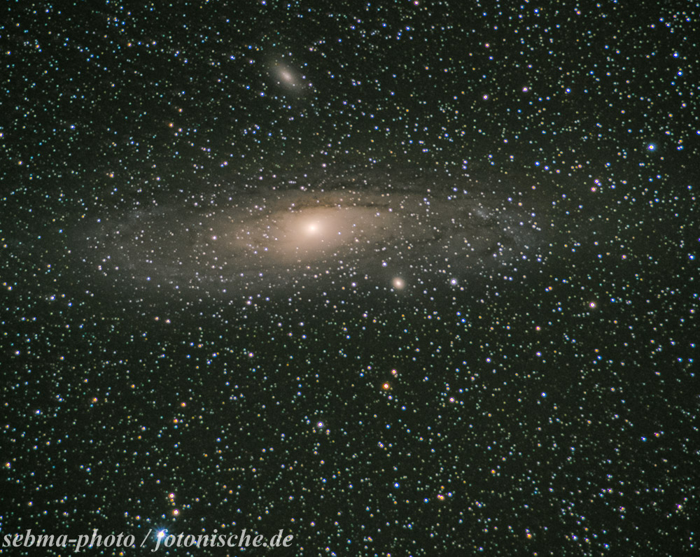 Foto der Andromeda Galaxie